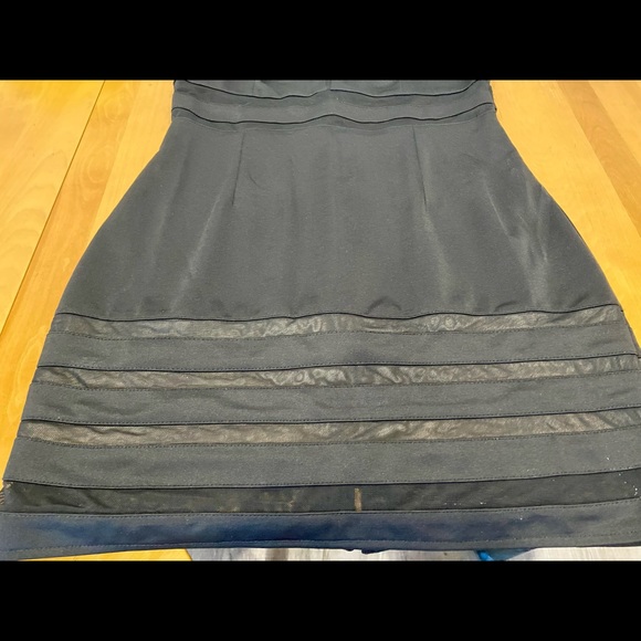 Ark & Co Little Black dress with Mesh Cut Outs - Picture 3 of 7